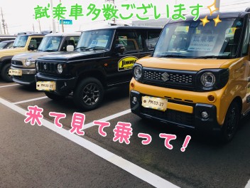 来て見て乗って！！